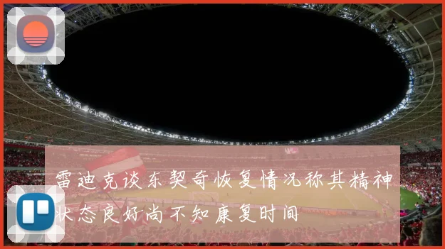 雷迪克谈东契奇恢复情况称其精神状态良好尚不知康复时间